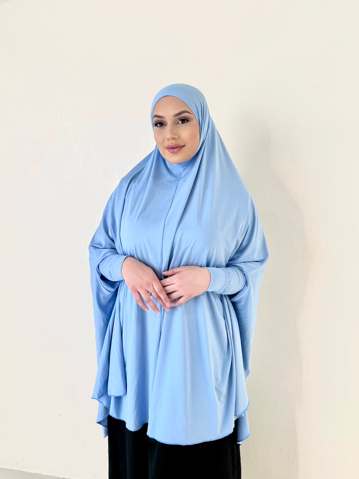 Baby blue Jilbab