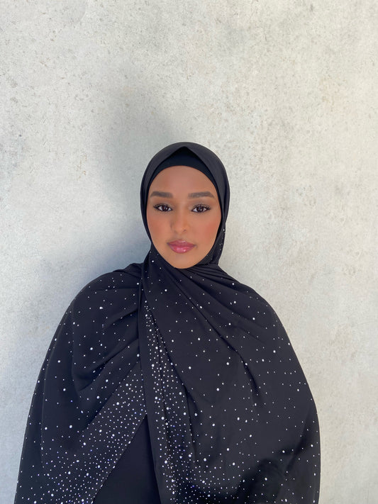 PRINCESS Black Hijab