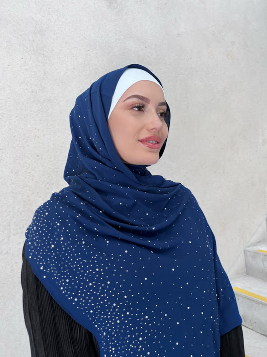 PRINCESS Navy Hijab